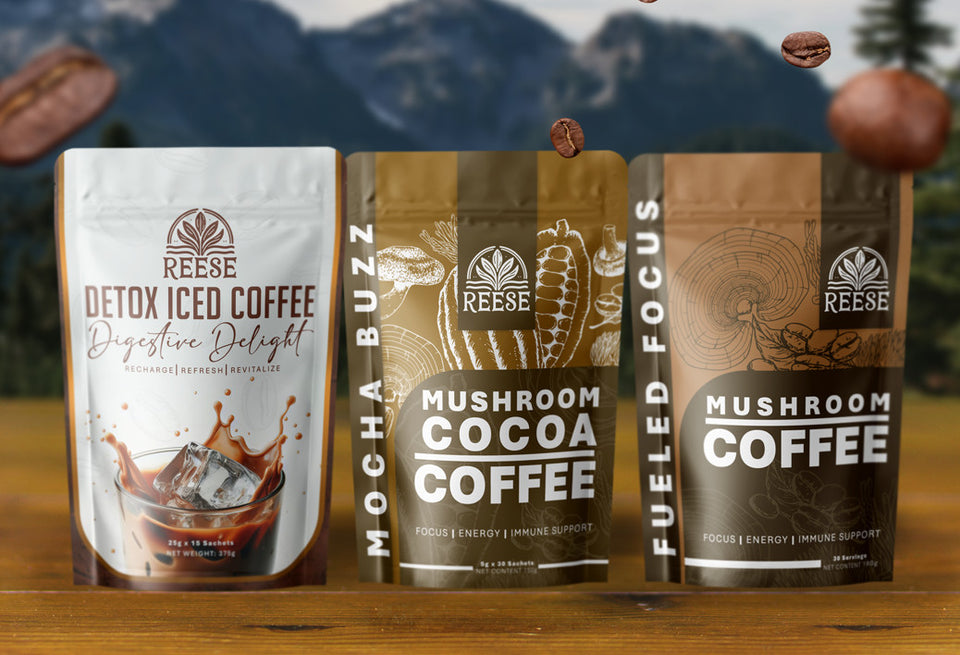 Mushroom Coffee Blends- Reese Beauty