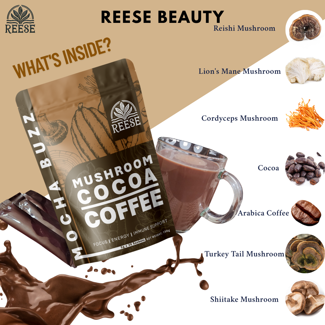 Organic Mushroom Cocoa Coffee
