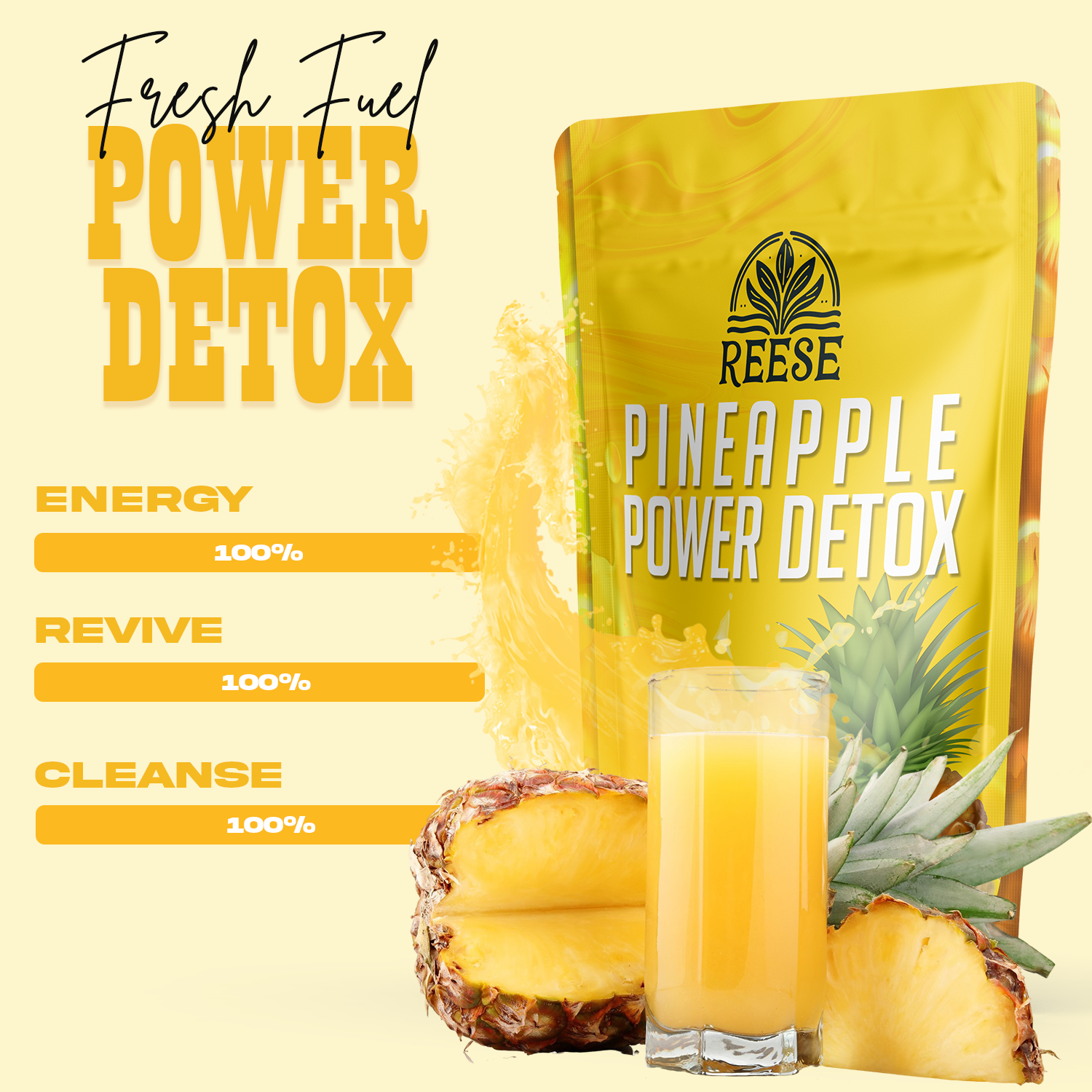 Pineapple Power Detox Drink