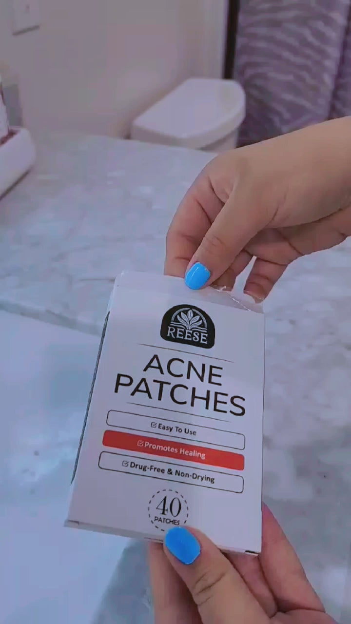 Load video: Reese Clear Skin Acne Patches | 40 Patches/Box