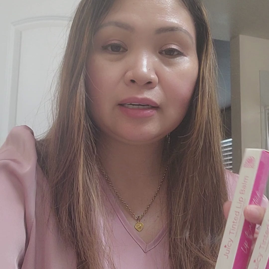Load video: Reese Tinted Lip Balm | Plumping Lip Gloss