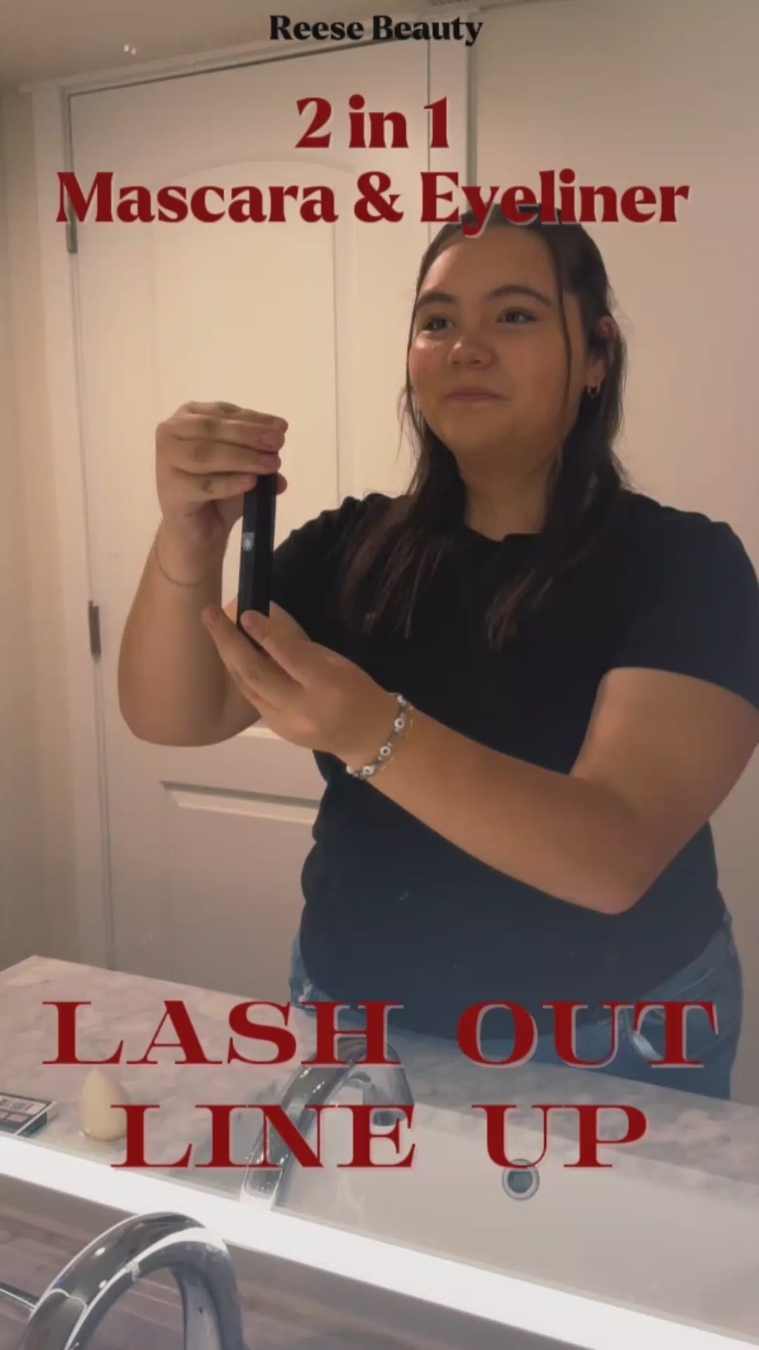 Load video: 2-in-1 Mascara &amp; Eyeliner